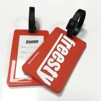 Personalized sublimation cheap customized 3d embossed logo soft pvc travel luggage tags