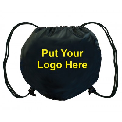 Wholesale custom Convenient bulk polyester drawstring backpack